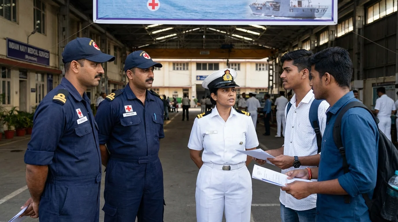 Indian Navy Sailors in Medical Branch SSR Medical 2026